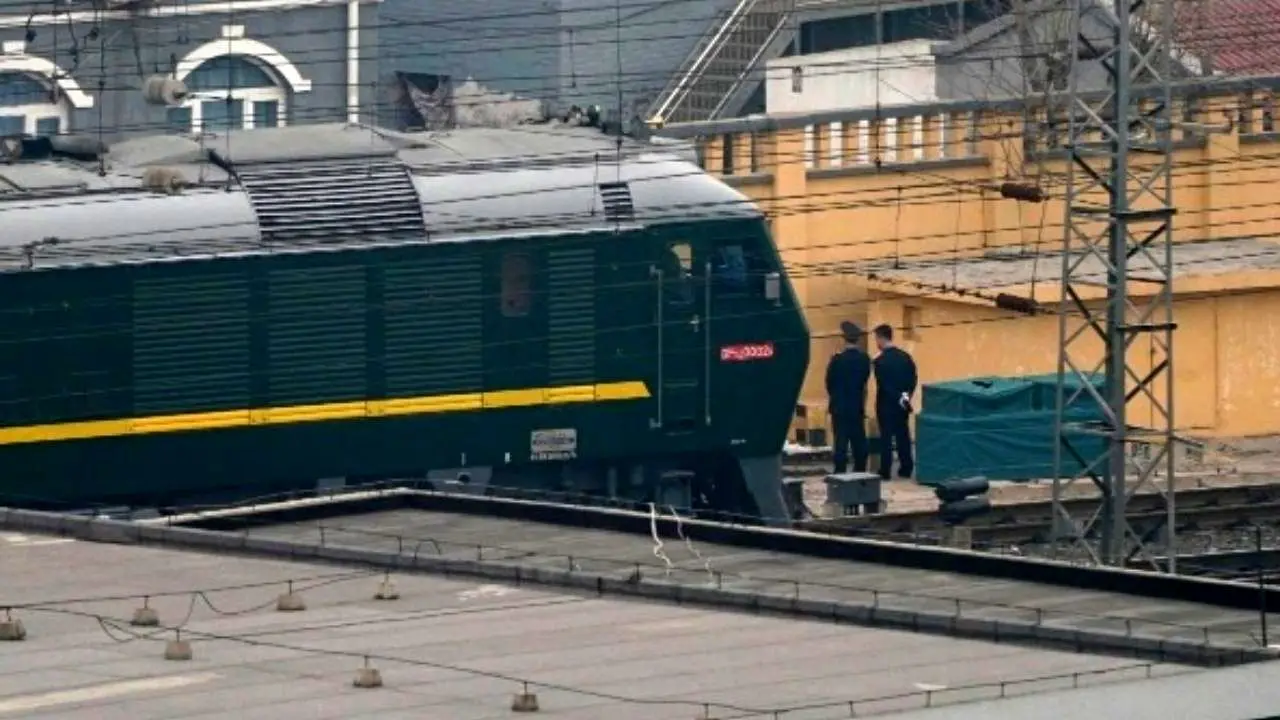 قطار حامل کیم جونگ اون به کره‌شمالی بازگشت+تصاویر