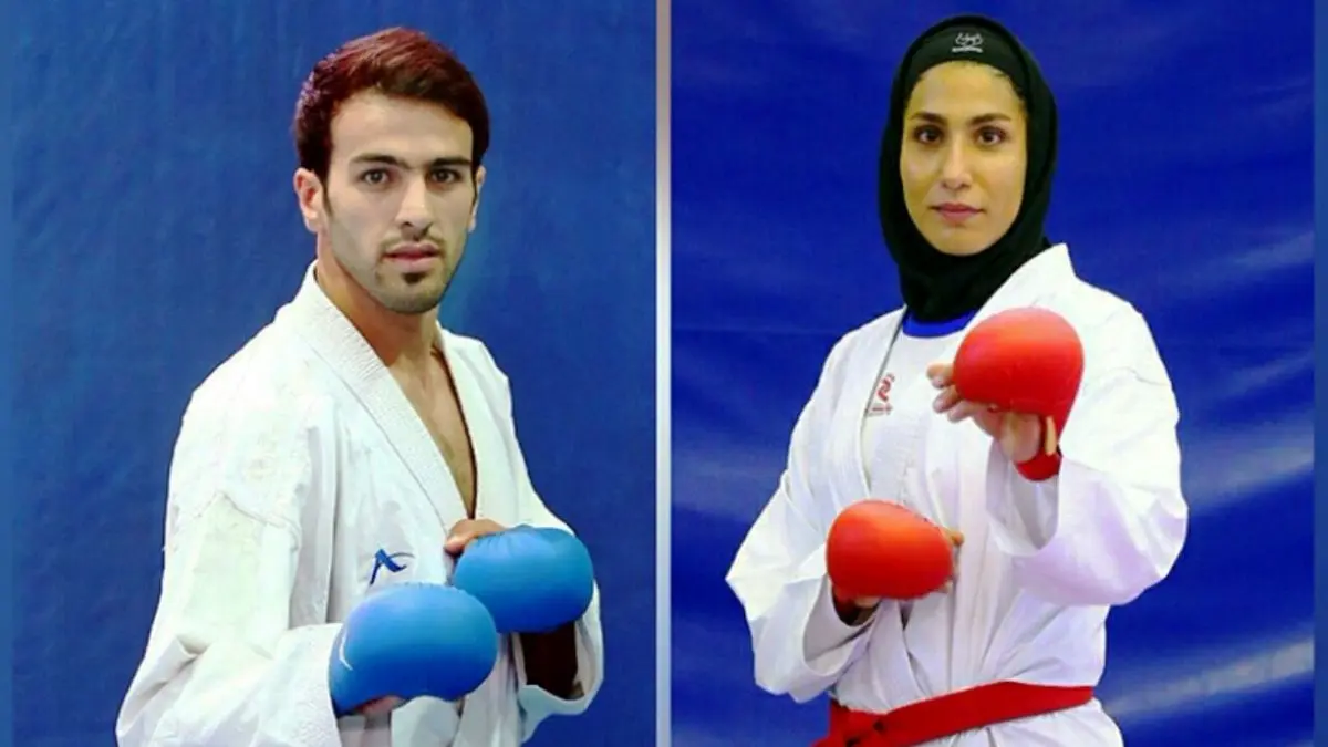 حضور نمایندگان ایران در جمع 10 کاراته‌کار برتر جهان