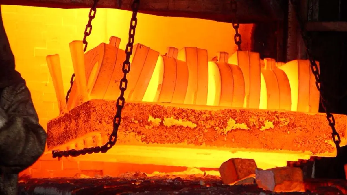 تولید بیش از 19 میلیون تن فولاد خام در 11 ماه 96