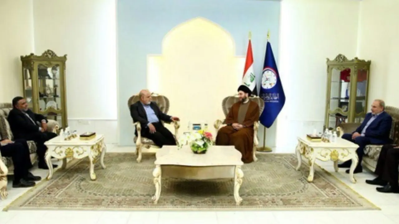 دیدار سفیر ایران در عراق با سیدعمار حکیم
