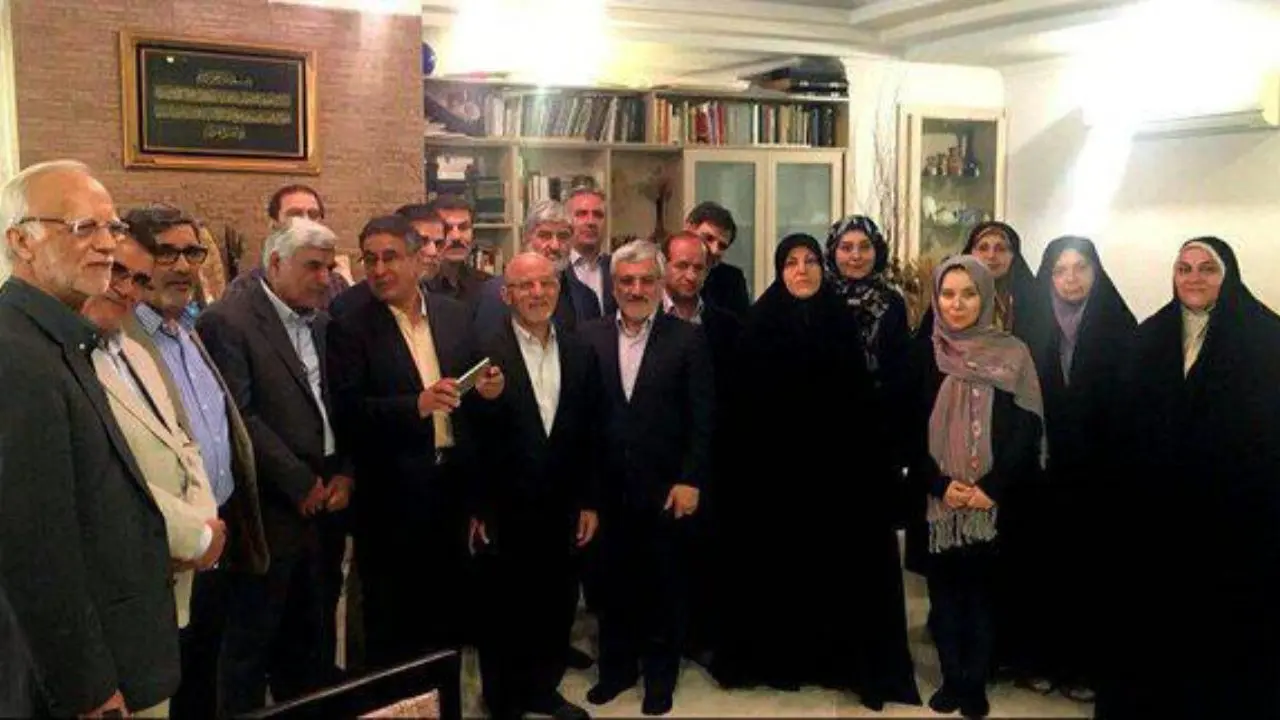دیدار جمعی از نمایندگان مجلس با دختران میرحسین موسوی و زهرا رهنورد