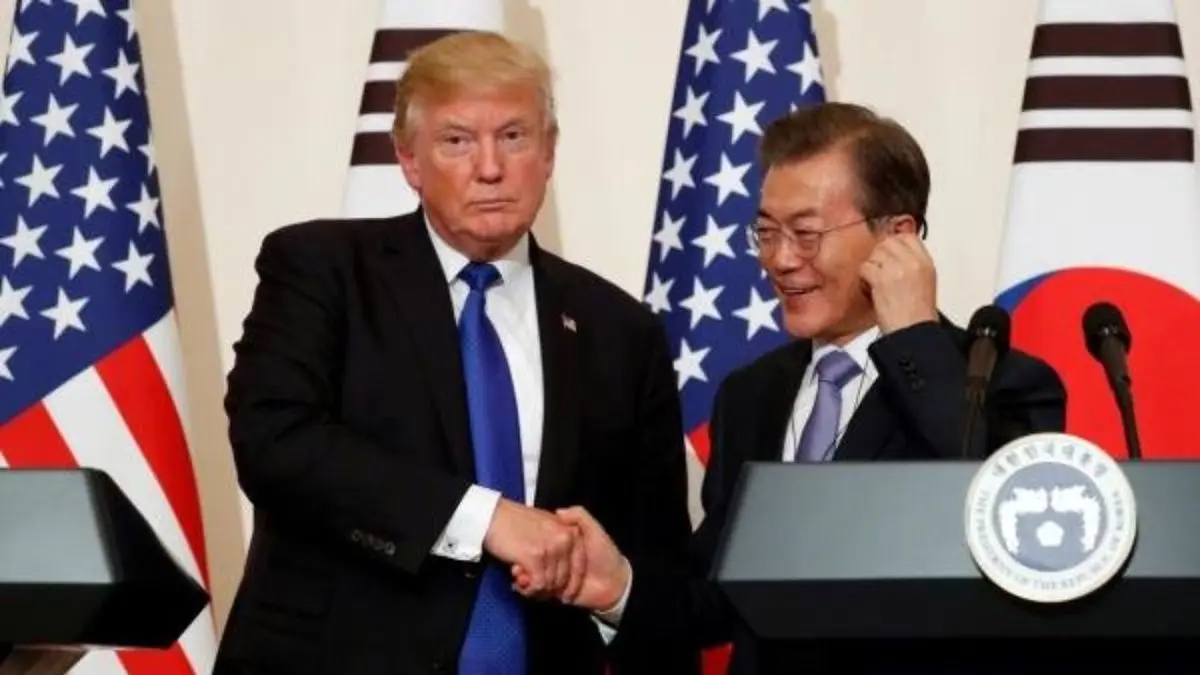 احتمال دیدار رهبران آمریکا و کره جنوبی در ماه آینده