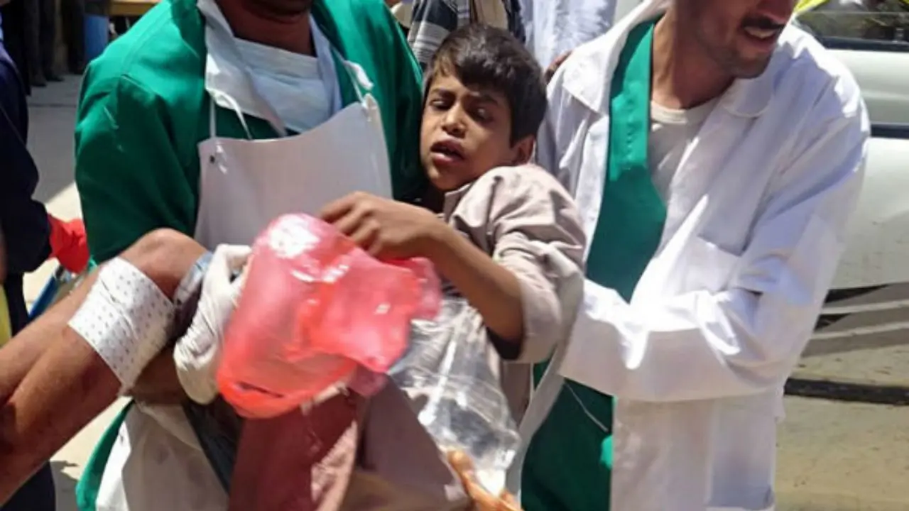 بمباران مرکز خون بیمارستان کودکان در صنعاء به دست سعودی‌ها