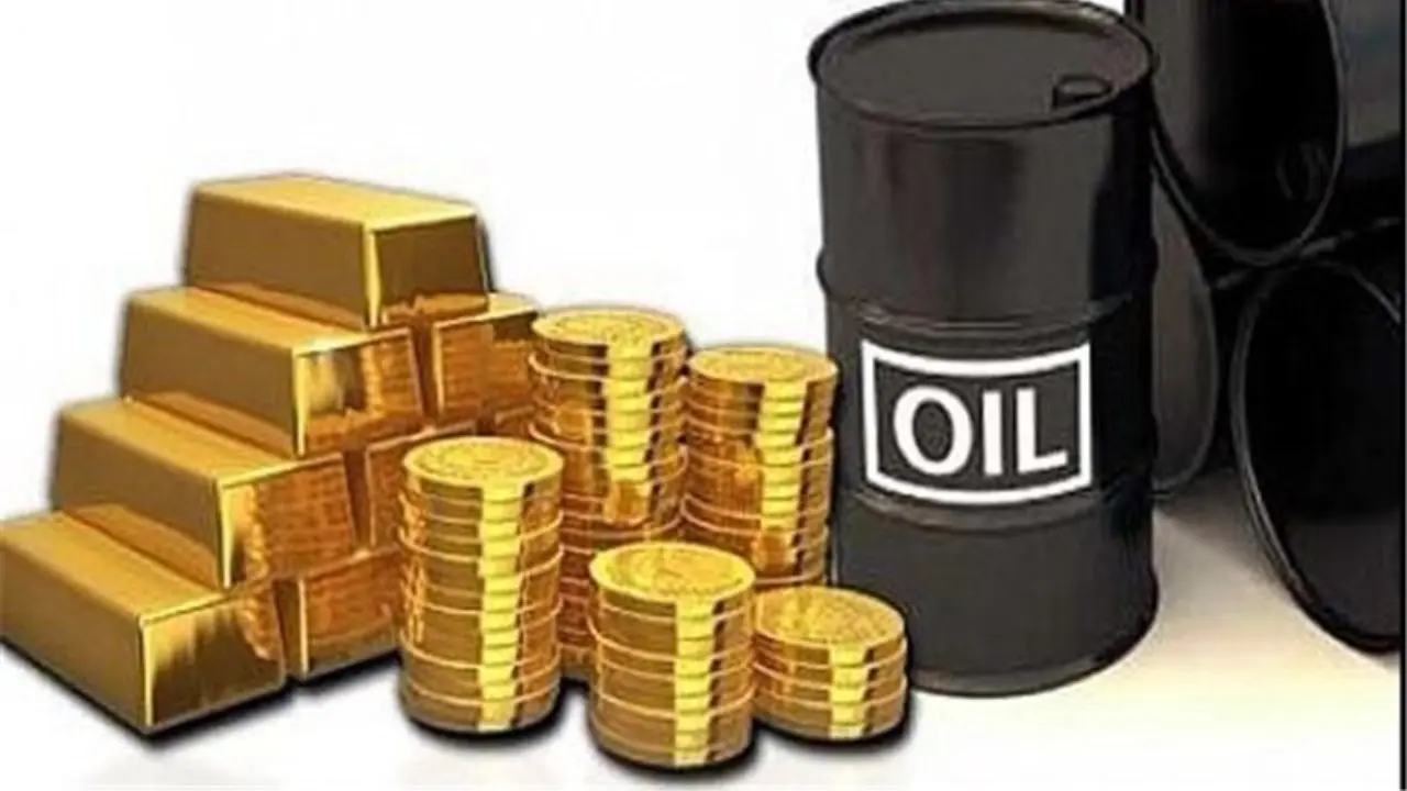 کاهش قیمت طلا و افزایش قیمت نفت