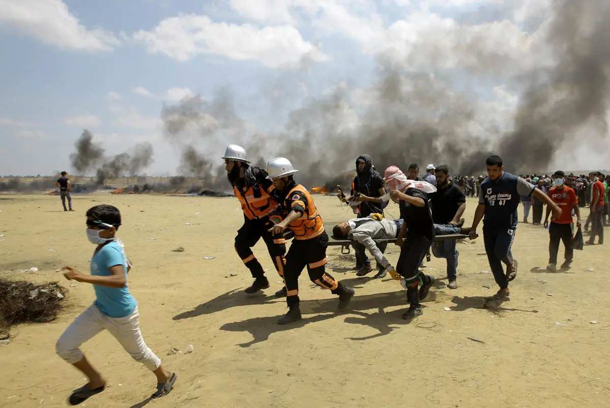 بیش از 100 فلسطینی در تظاهرات روز جمعه غزه زخمی شدند