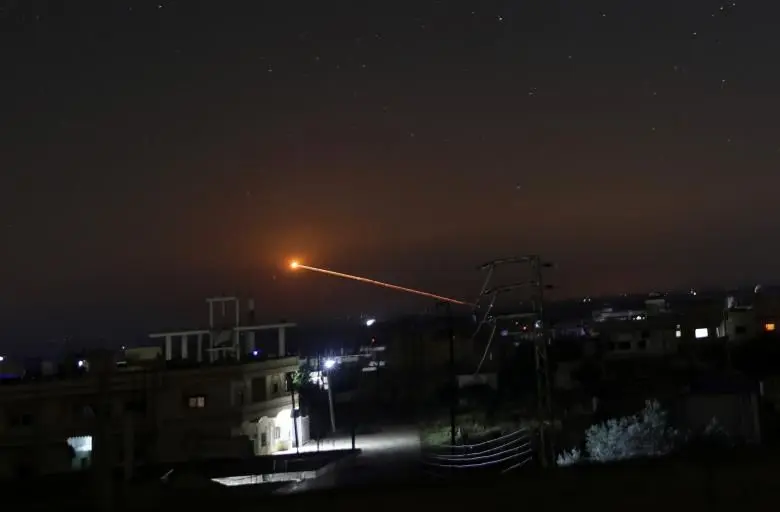 حملات موشکی در سوریه