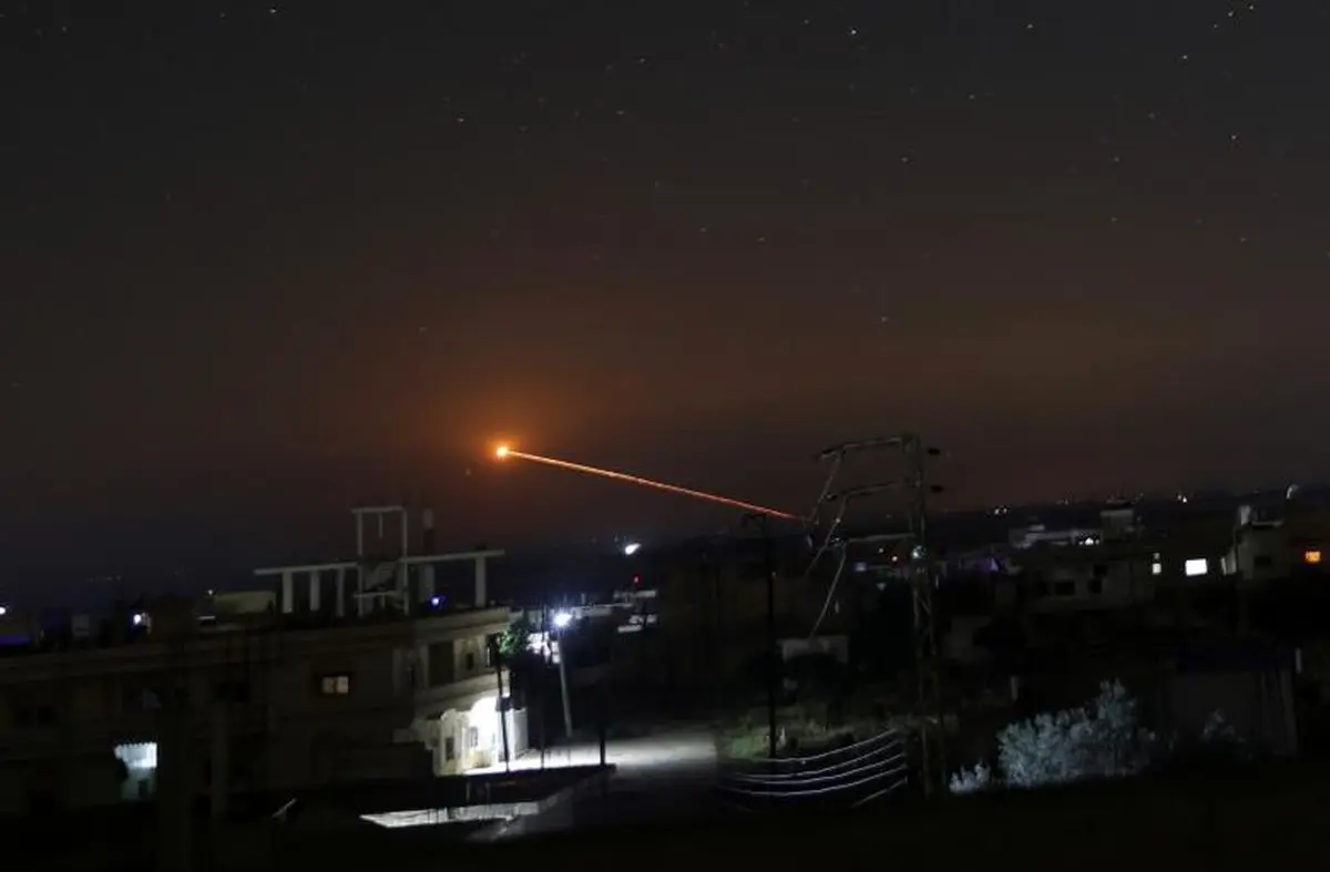 حملات موشکی در سوریه