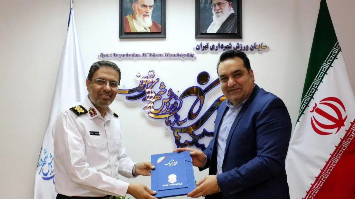 دیدار رییس پلیس راهور پایتخت با سرپرست سازمان ورزش شهرداری تهران
