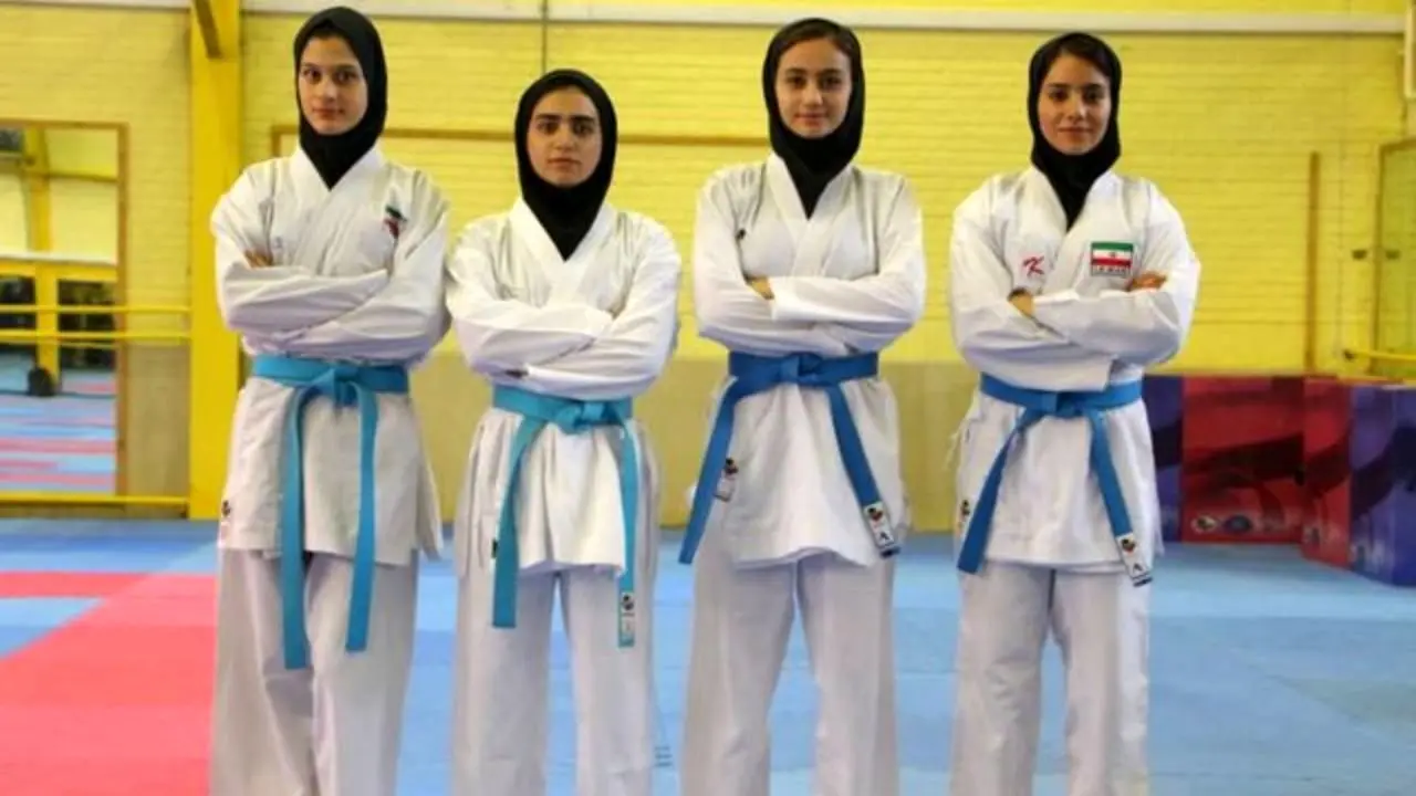 دختران جوان ایران قهرمان کاراته آسیا شدند