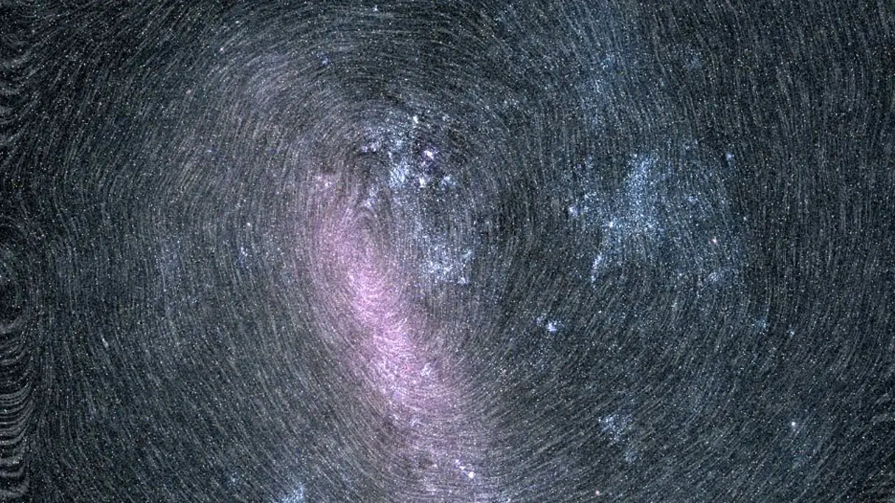 عکس روز ناسا، چرخش ابر ماژلانی بزرگ