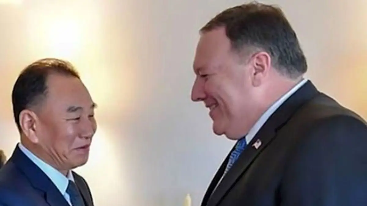 دیدار پومپئو با دیپلمات ارشد کره شمالی