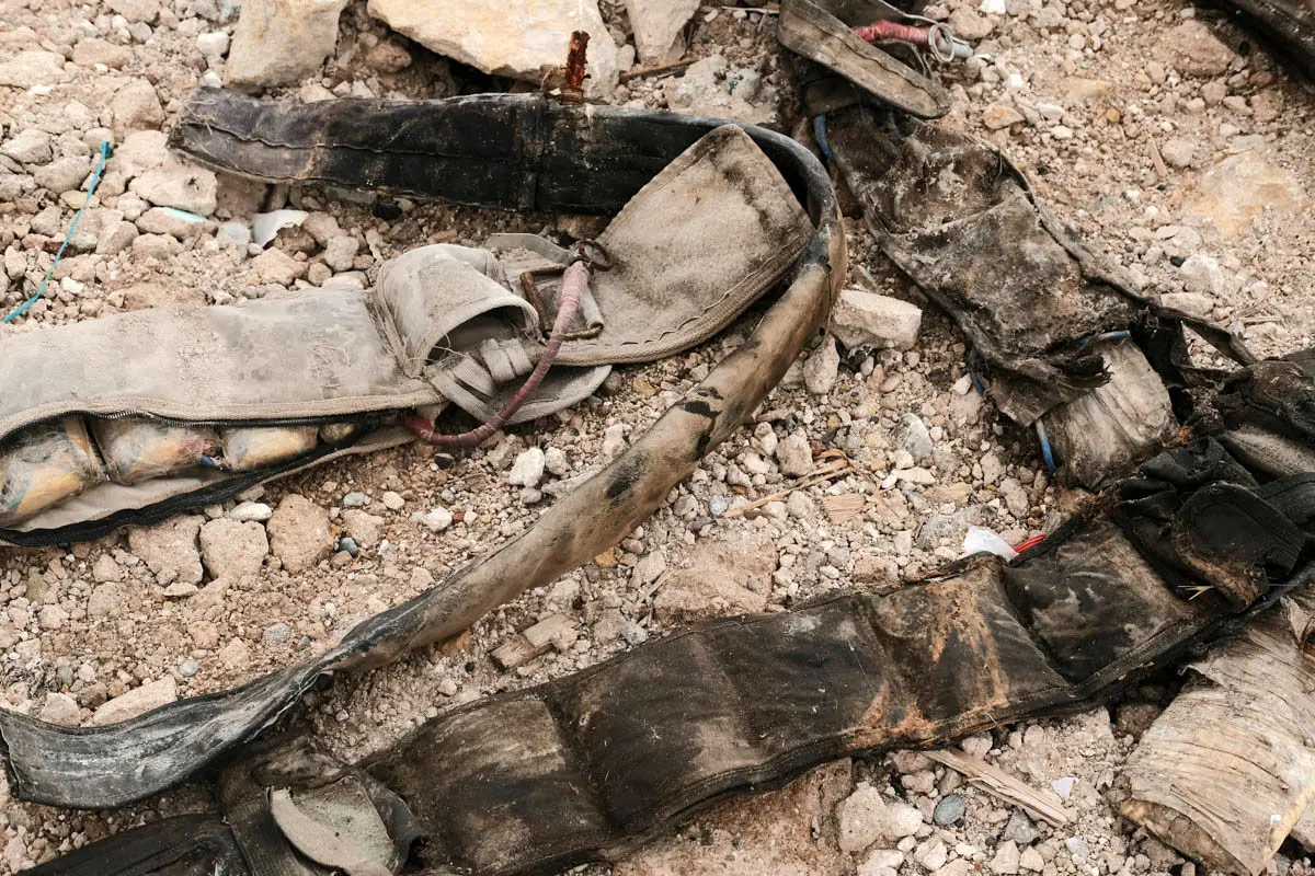 جمع‌آوری اجساد در موصل