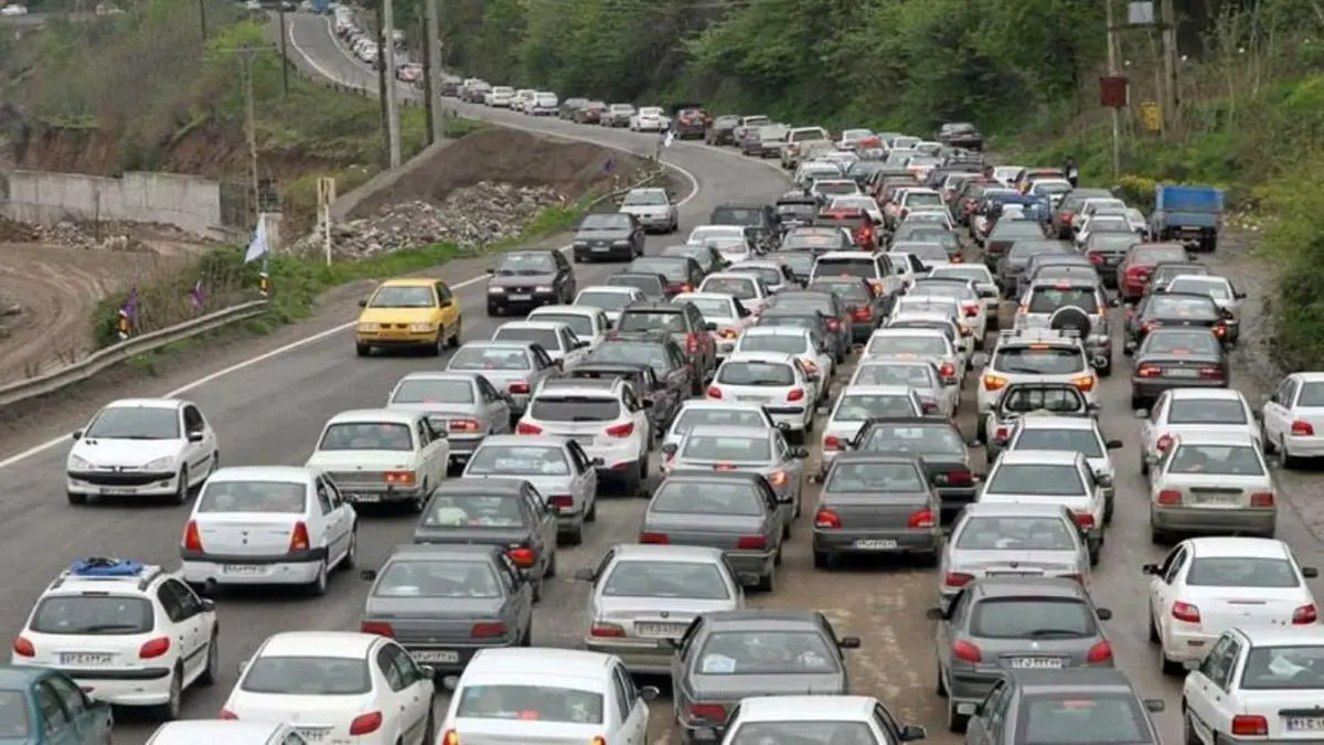 ترافیک سنگین در جاده‌های شمالی کشور