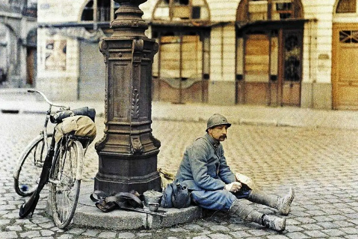 عکس‌های رنگی از جنگ جهانی اول
