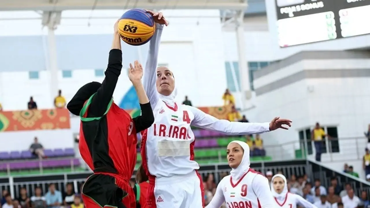 شکست تیم بسکتبال سه نفره ایران برابر آمریکا