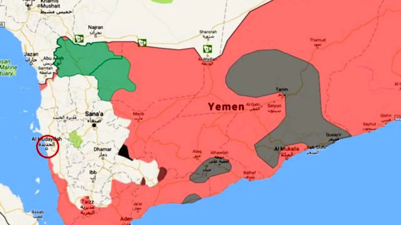 نیروهای ائتلاف عربی وارد فرودگاه الحدیده یمن شدند