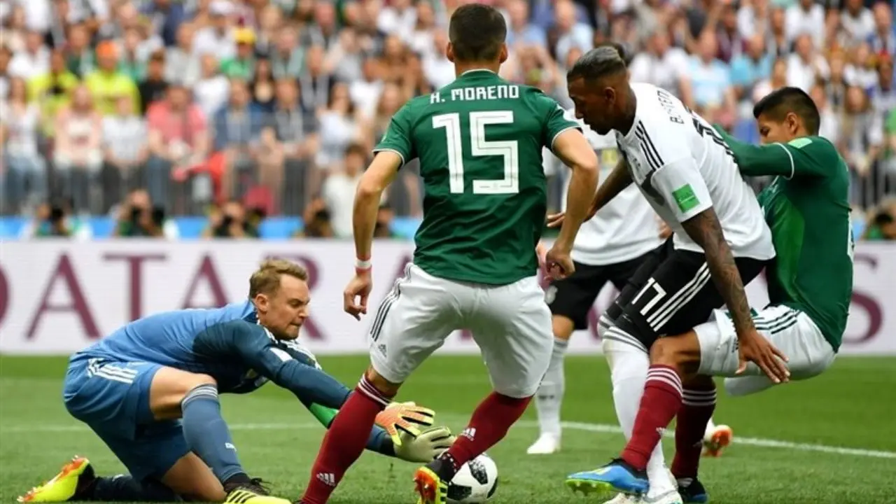 لوزانو بهترین بازیکن دیدار آلمان-مکزیک شد