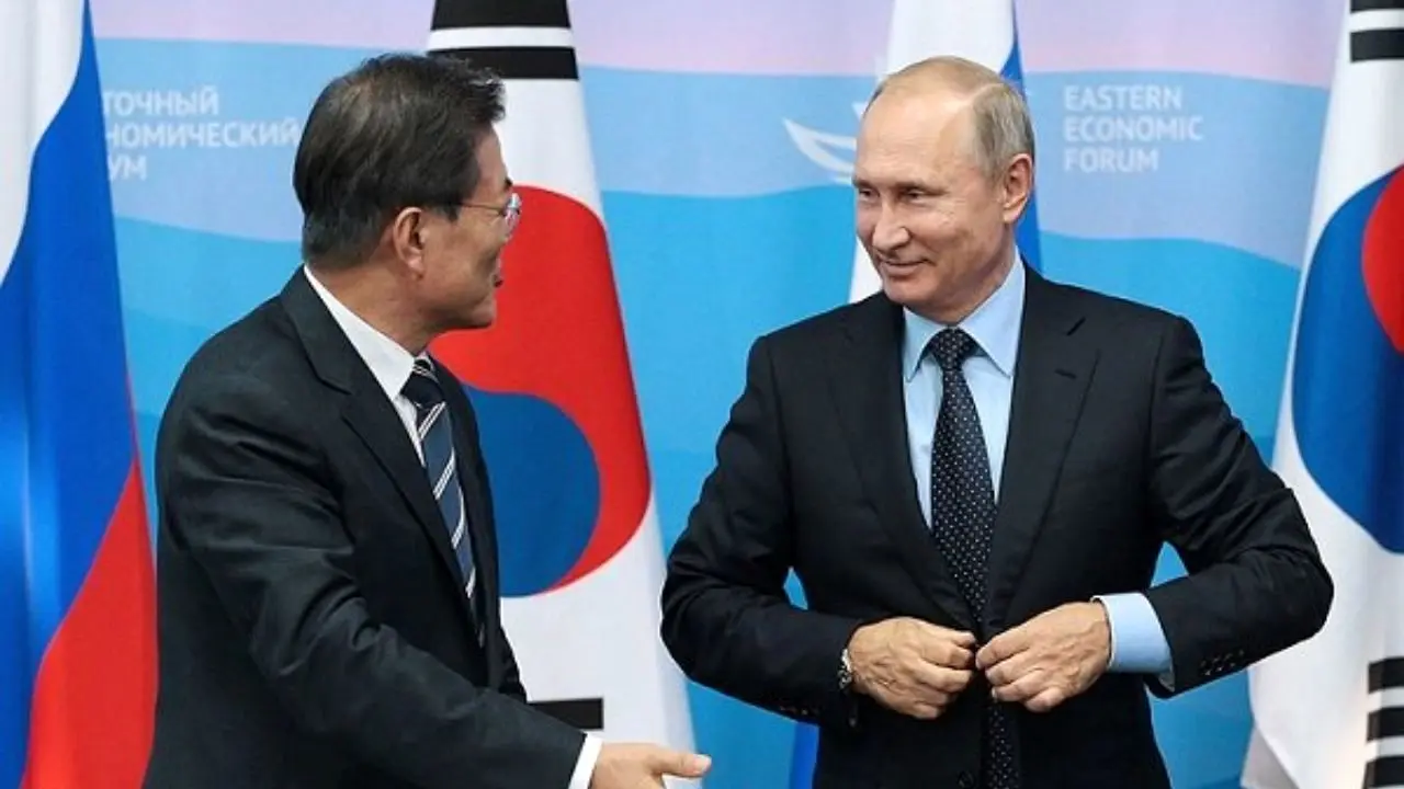 دیدار روسای جمهور کره جنوبی و روسیه