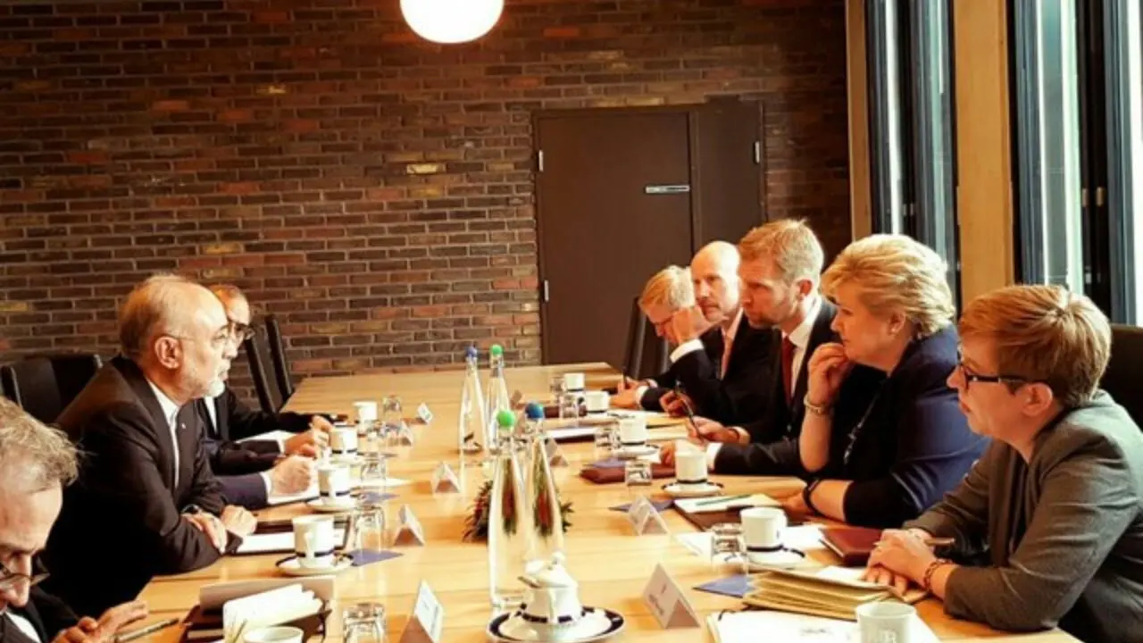 ملاقات رئیس سازمان انرژی اتمی با نخست‌وزیر نروژ