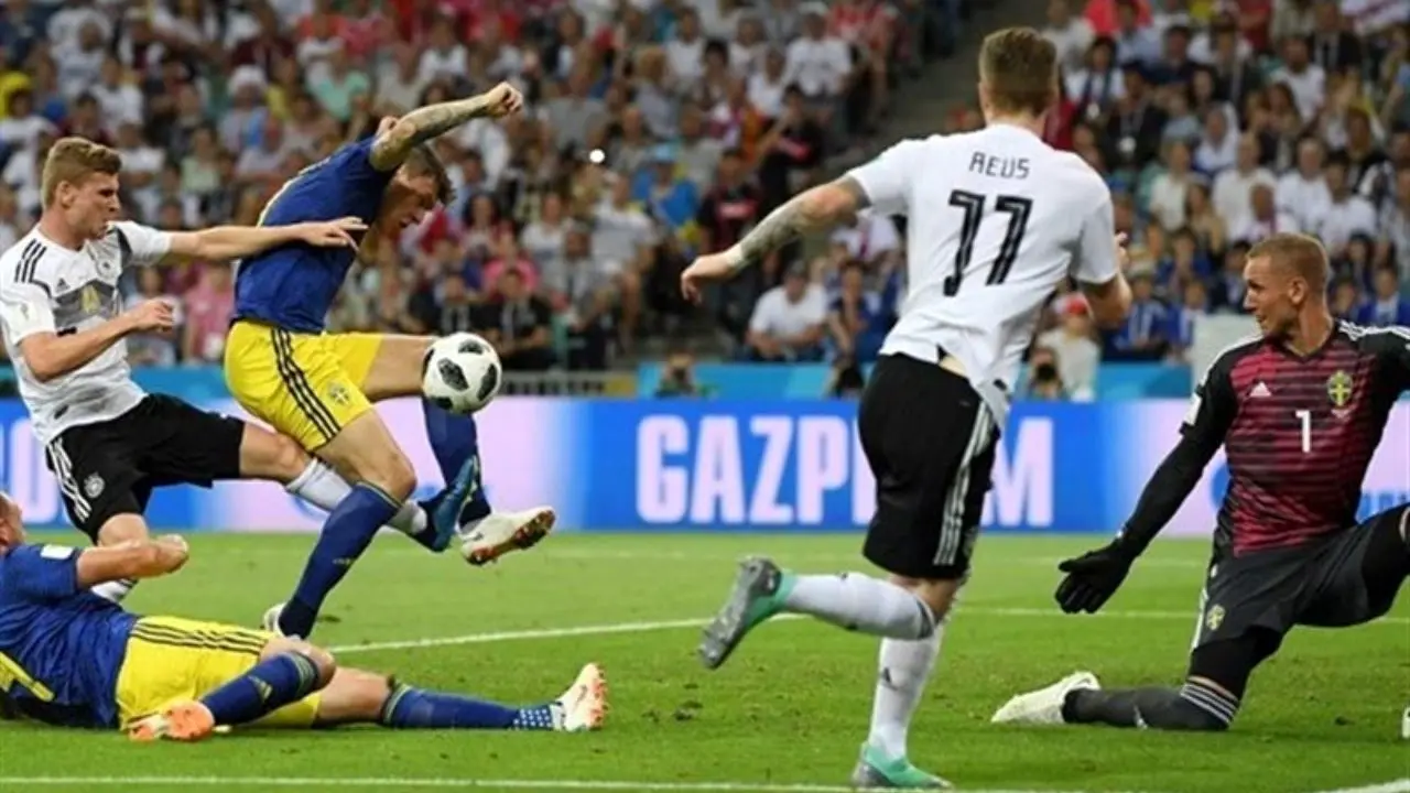 پیروزی دراماتیک آلمان‌ها برابر سوئد با گل تونی کروس