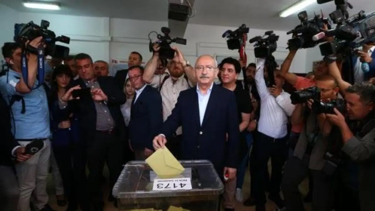 رای دادن رهبر اپوزیسیون ترکیه