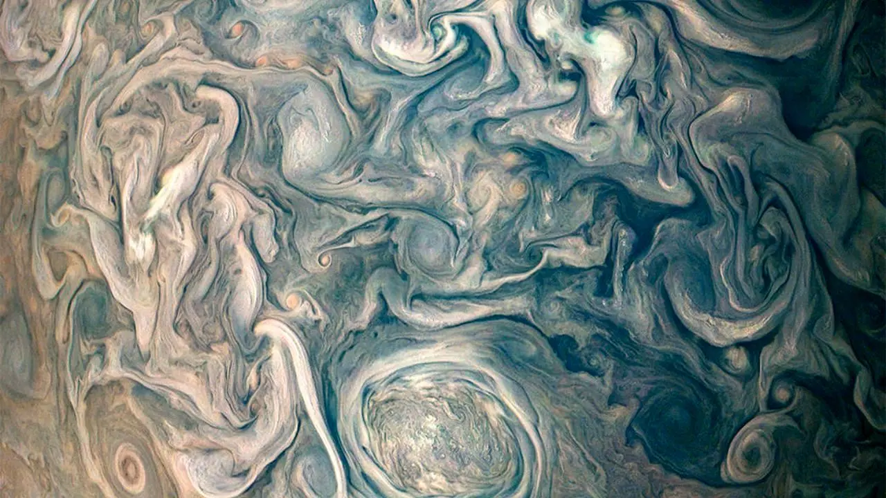 عکس روز ناسا، ابرهای مشتری