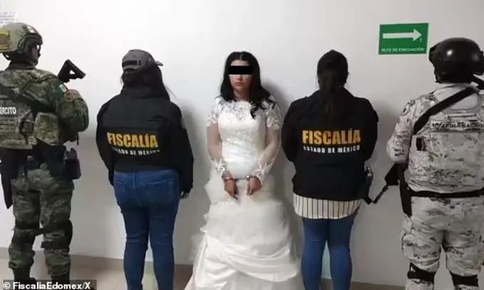 مرغ مکزیک در روز عروسی‌اش دستگیر شد