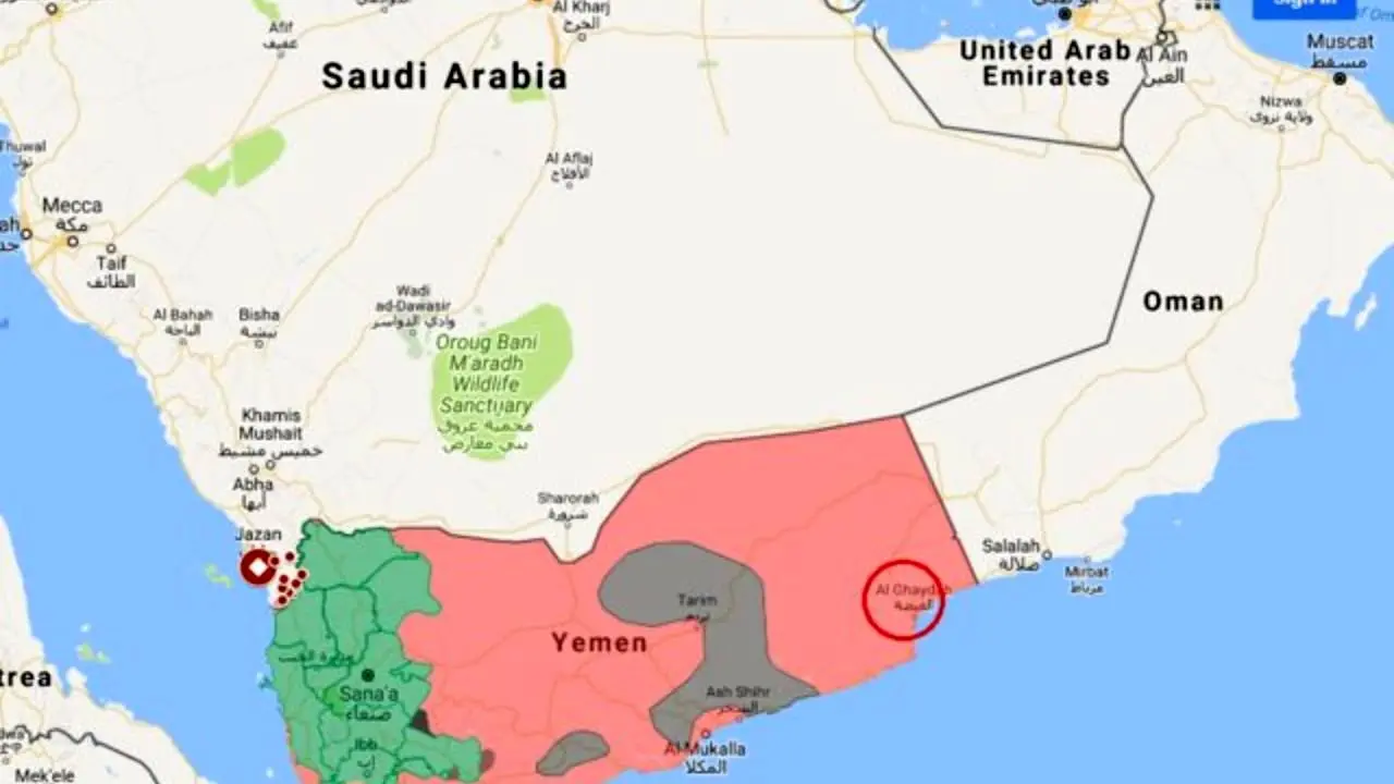 تظاهرات مردم یمن علیه طرح عربستان برای ایجاد پایگاه نظامی در شرق یمن