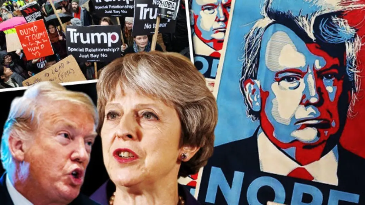 چرا لندن امروز شاهد تظاهرات علیه ترامپ بود؟