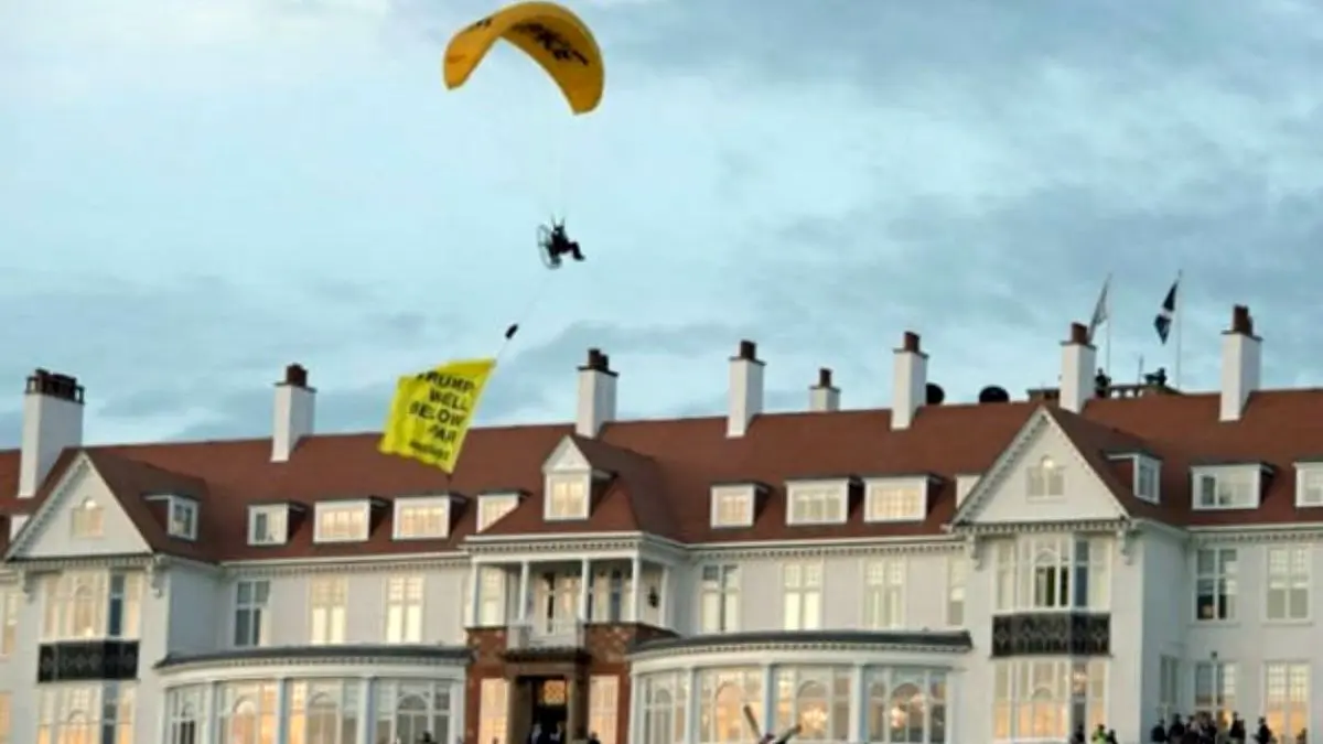 وارد شدن فردی ناشناس به محل اقامت ترامپ