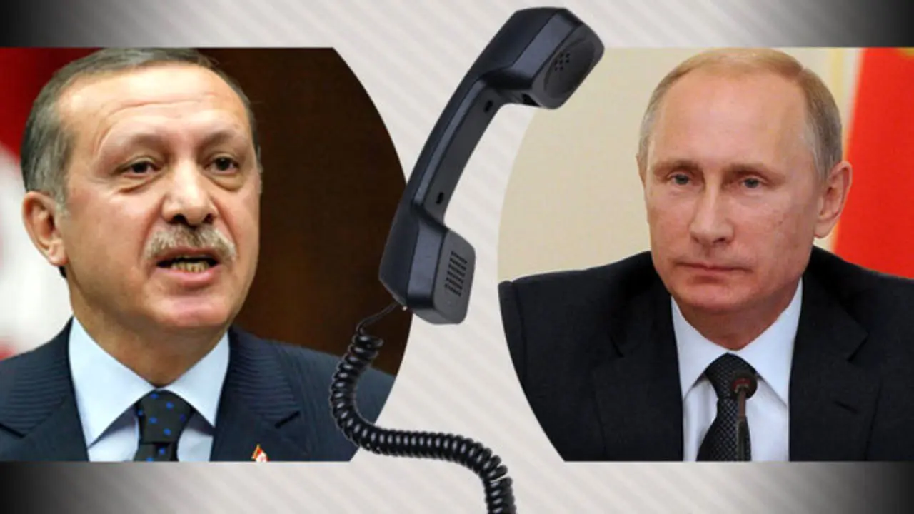 گفت‌وگوی پوتین و اردوغان درباره برداشتن گام‌های مشترک در سوریه
