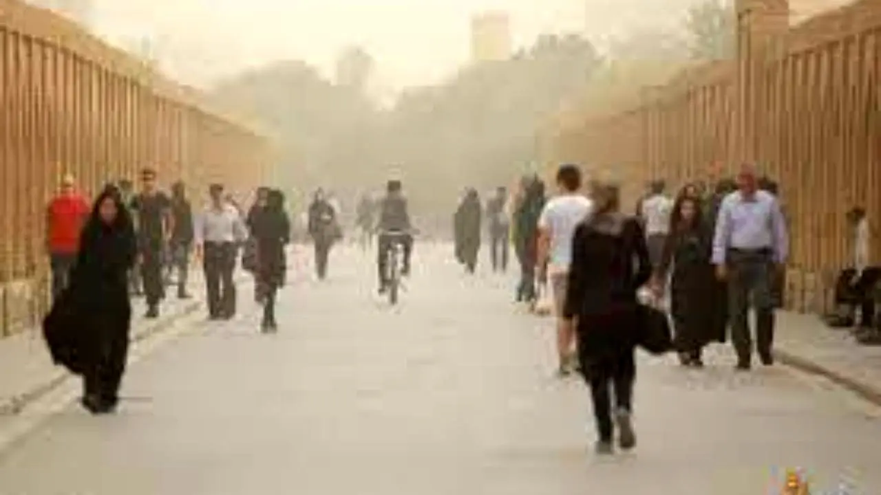 پیش بینی غبار در شرق استان اصفهان