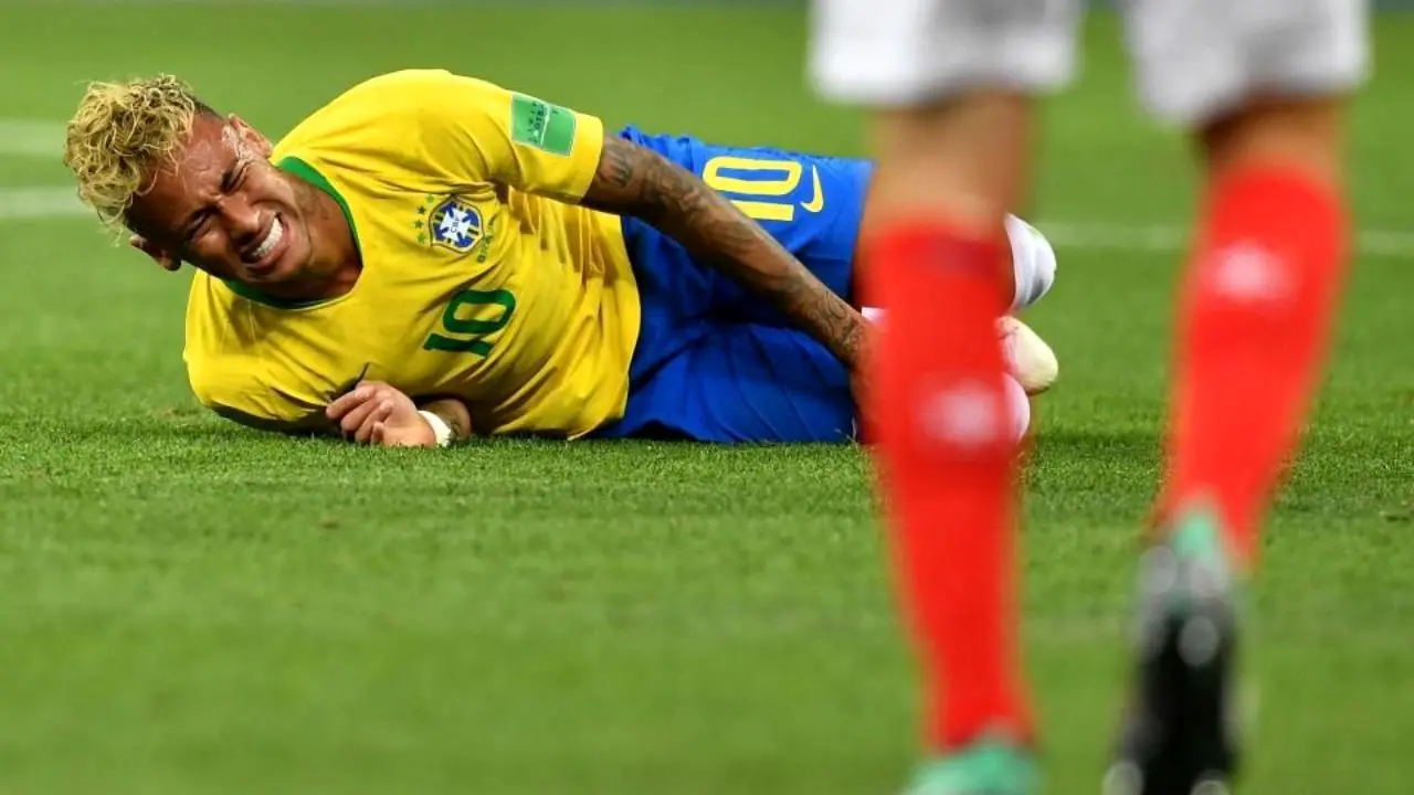 نیمار در جام جهانی چقدر وقت تلف کرده است؟
