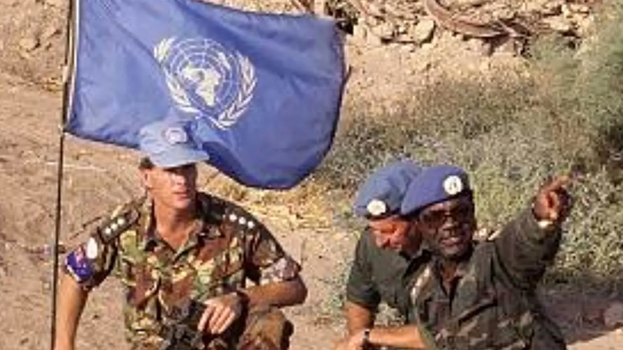 عکس| نیروهای حافظ صلح سازمان ملل متحد در خرمشهر