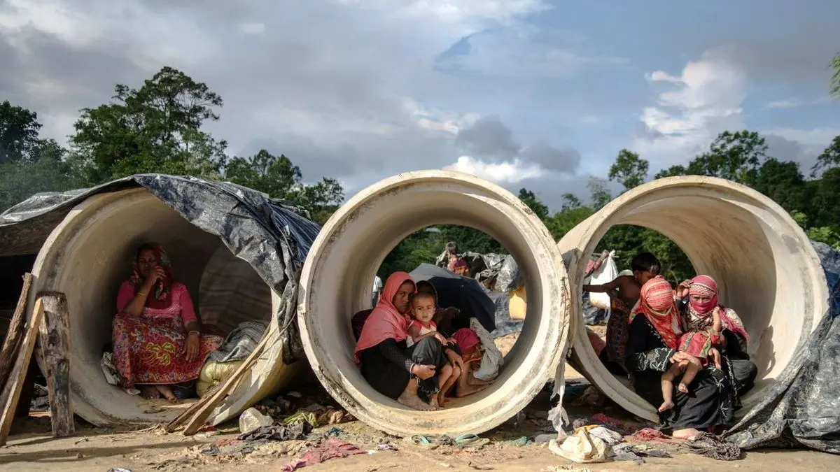 عکس روز نشنال جئوگرافیک، مسلمانان آواره میانمار