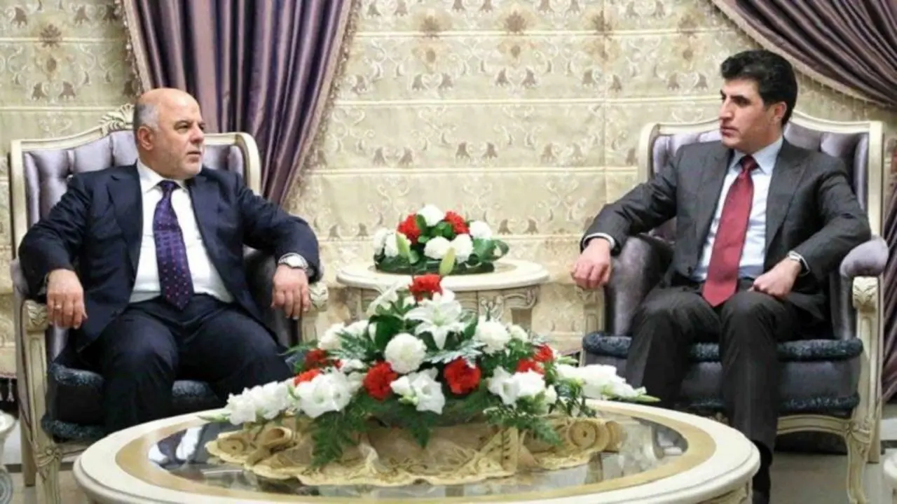 آمریکا از دیدار بارزانی و العبادی در بغداد استقبال کرد