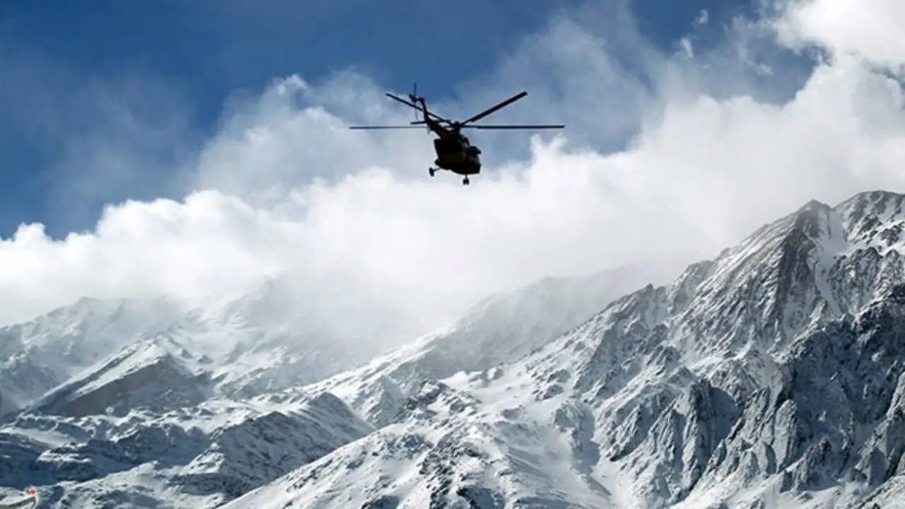 امدادگران در جستجوی فرد گمشده در ارتفاعات ماسوله
