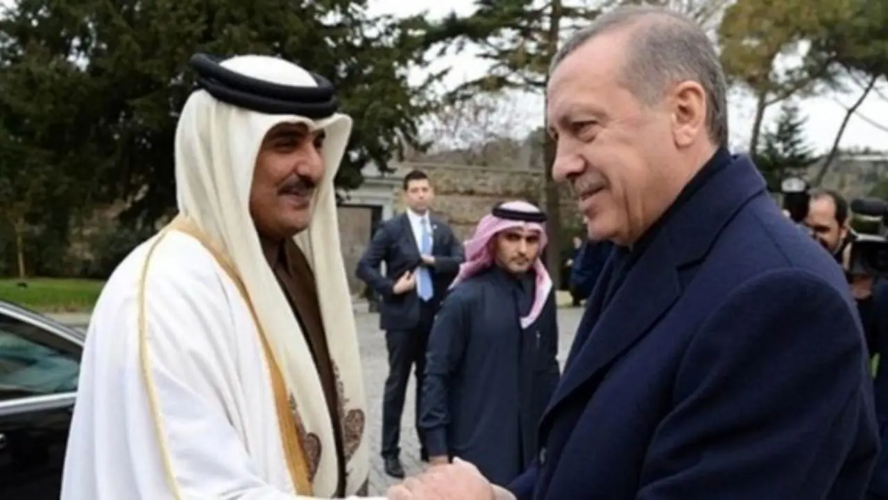 امیر قطر برای دیدار با اردوغان به آنکارا رفت