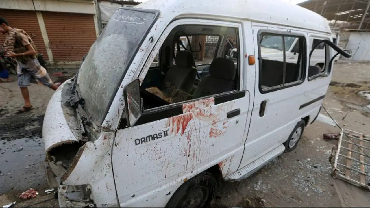 بمبی که منجر به انهدام یک اتوبوس در یمن شد ساخت آمریکا بود