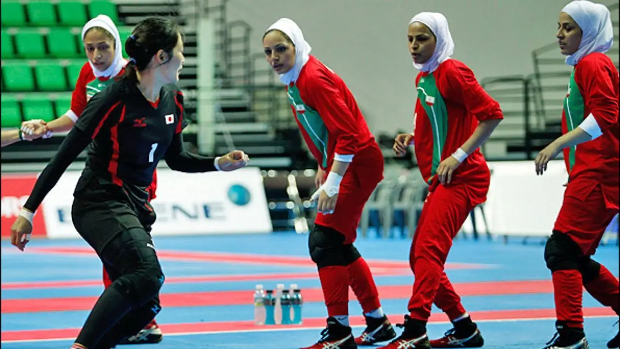 شکست تیم کبدی دختران ایران برابر چین تایپه