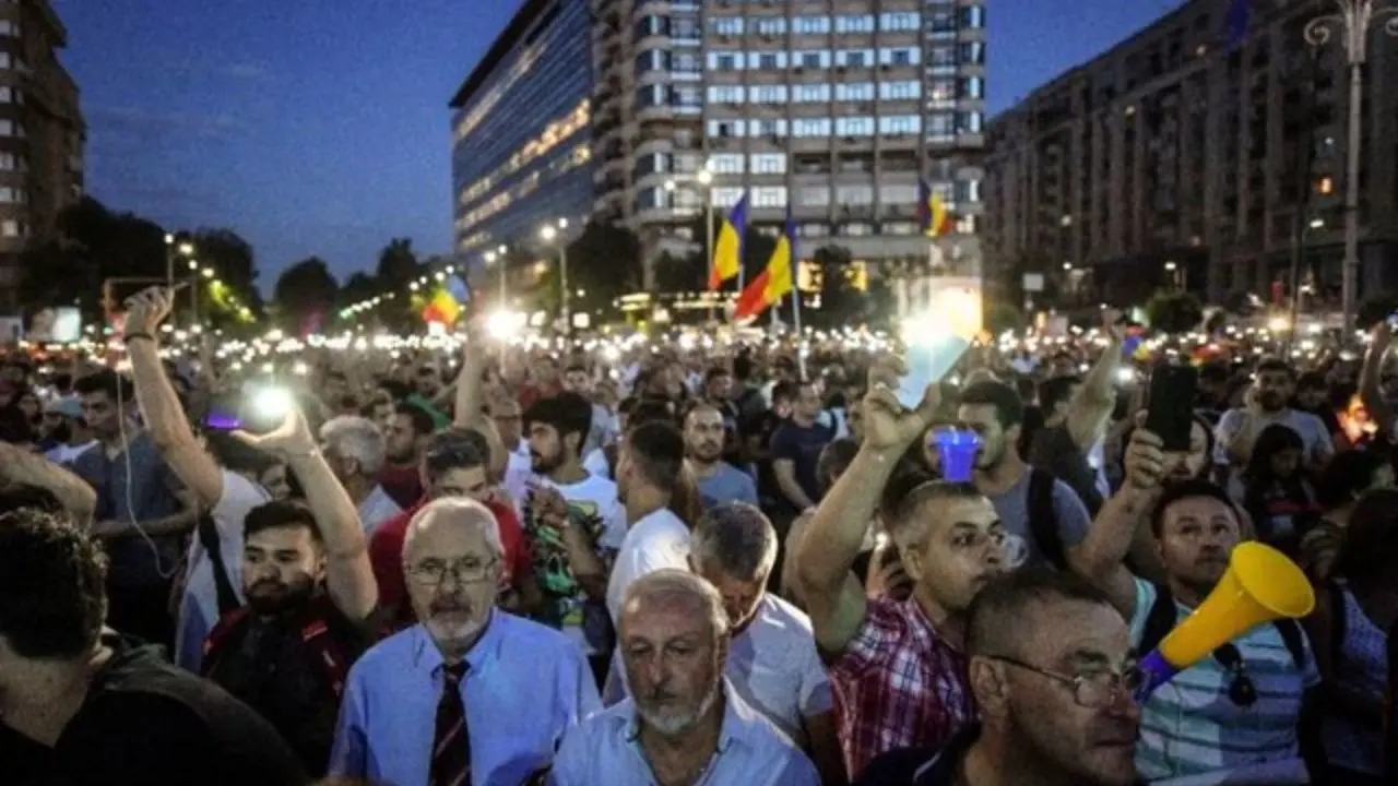 اعتراضات مجدد در رومانی علیه فساد دولت