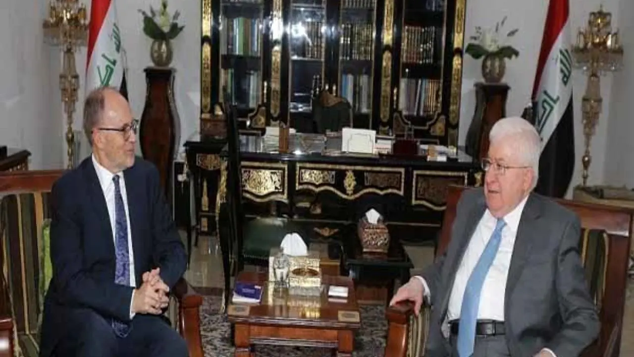 گفت‌وگوی فواد معصوم با سفیر آمریکا در عراق