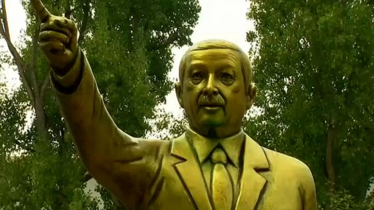 مجسمه اردوغان در یکی از شهرای آلمان برداشته شد