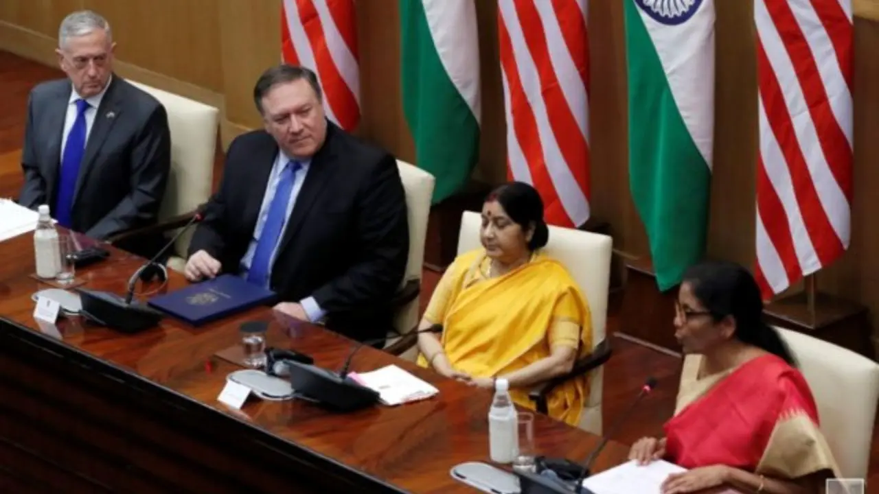 امضای معاهده ارتباطات نظامی میان هند و آمریکا