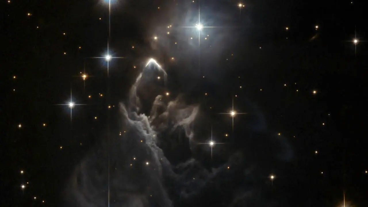 عکس روز ناسا، ابر مرموز هابل