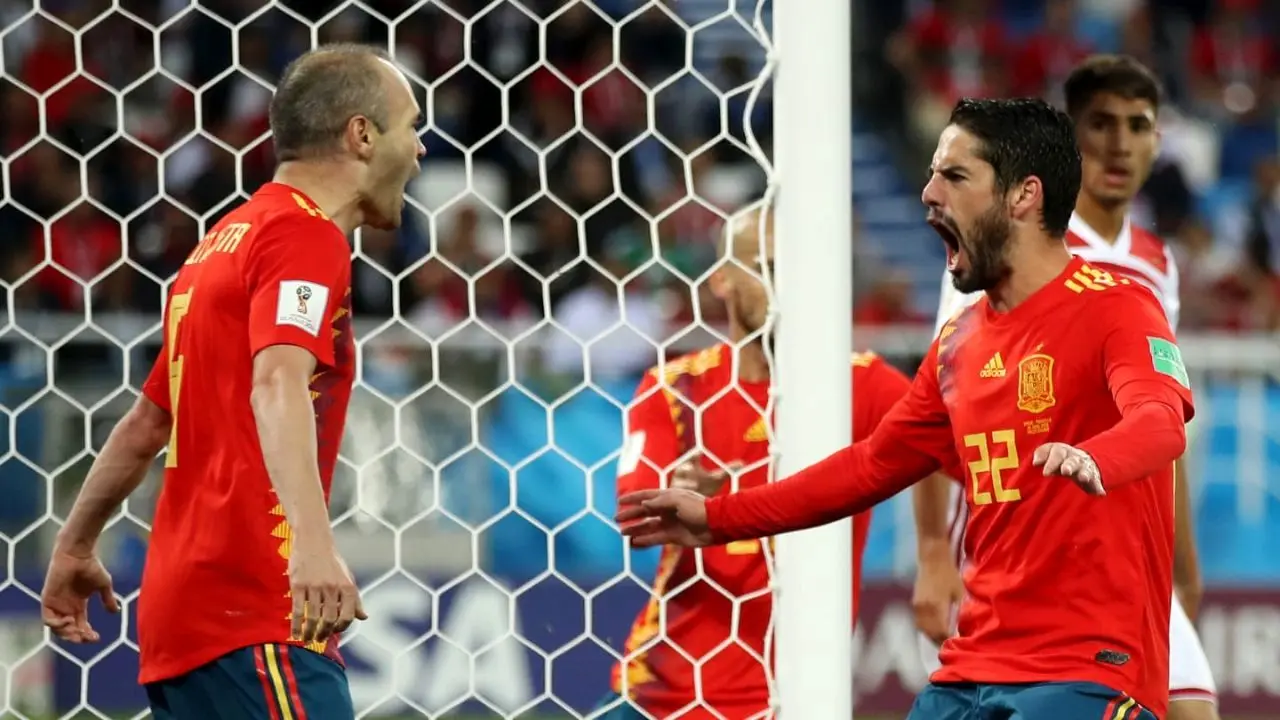 اسپانیا با 6 گل نایب قهرمان جهان را شکست داد