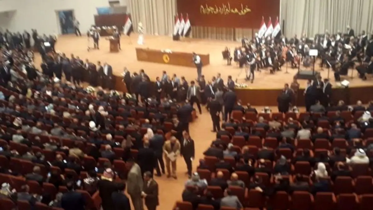 آغاز جلسه محرمانه رای گیری برای انتخاب رئیس پارلمان عراق