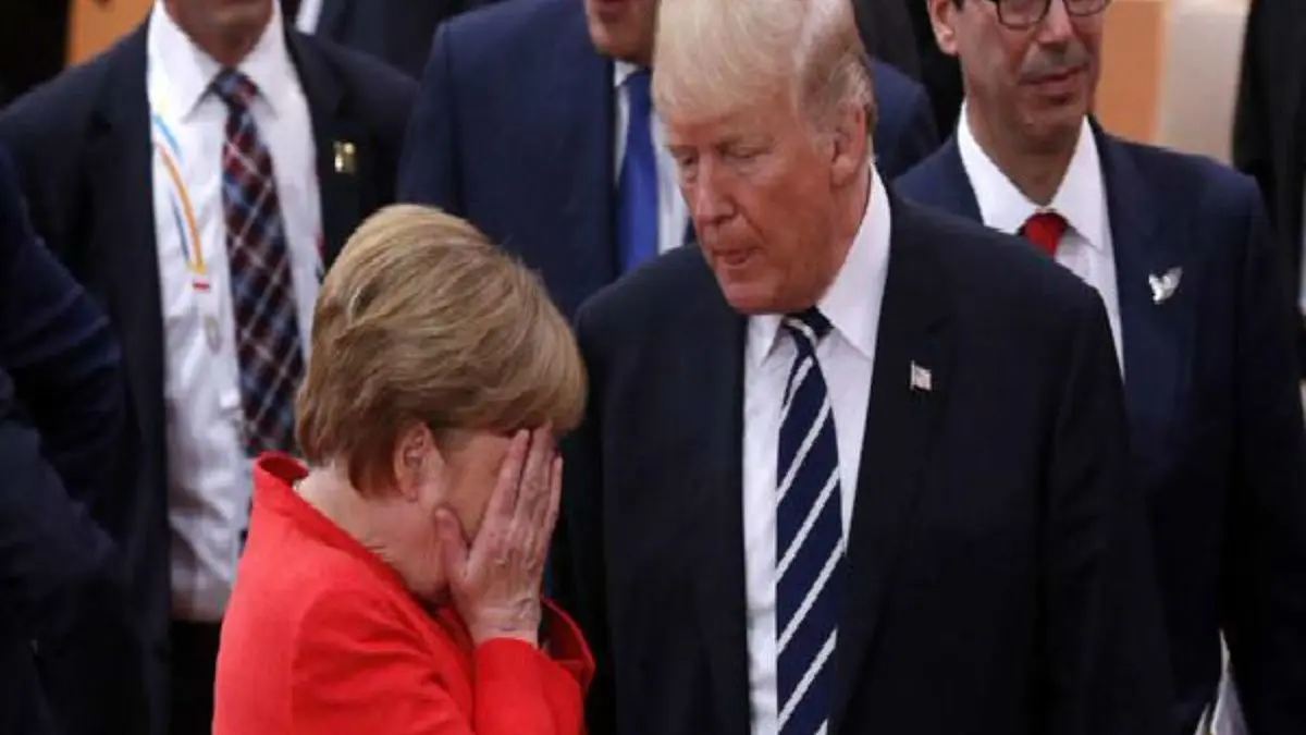 فشار ترامپ به مرکل برای مشارکت آلمان در حمله احتمالی به سوریه