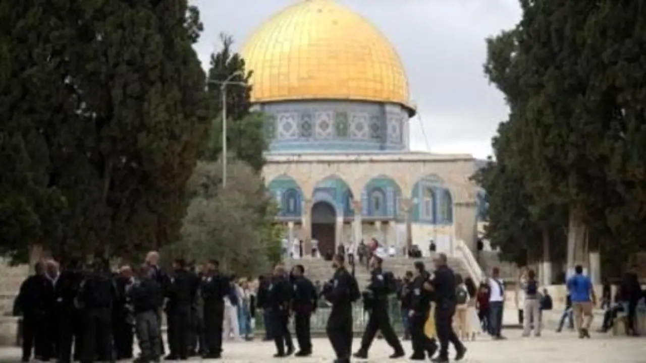 500 شهرک‌نشین یهودی به مسجد الاقصی یورش بردند