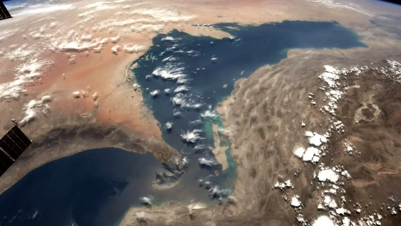 عکس روز ناسا، خلیج فارس